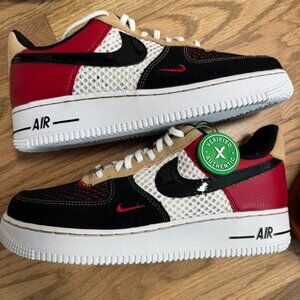 Nike Air Force 1 Low 'o7 LV8 Gym Red Black - Men's size 7.5
